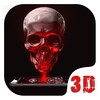 Red Blood Skull 3D Theme icon
