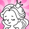 Girls Coloring book icon