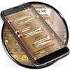 SMS Messages Gold Copper Theme icon