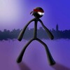 Stickman street fight icon