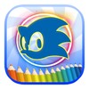 Icono de Blue Hedgehogs Coloring.