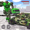 US Army truck robot transforma icon