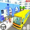High School Bus Transport Game icon