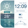 Icon von Clock Weather Transparent