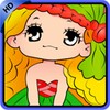 Livre de coloriage princesse icon