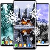 White Snow Live Wallpaper icon