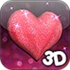 3D Glitter Heart icon