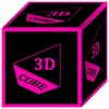 3D Pink icon