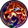 Neon Wild Animal Theme: Flaming Cheetah icon