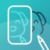 Tracing app with transparency icon