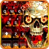 Fire Flaming Skull Keyboard Th icon