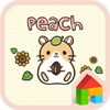 peach sunflower dodol theme icon