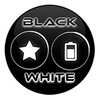 Flat Black and White Icon Pack icon
