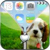 Cute Puppy Zip lock icon