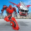 Firefighter Flying Robot Transform Fire Truck Sim icon