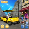 Electric Car Taxi Driving Game icon