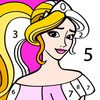 Princess Coloring by Number icon