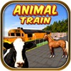 Farm Animal Transport Train 3D icon