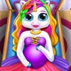 Pregnant Mom Baby Unicorn Game icon