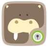 أيقونة GO Locker Hippo Theme