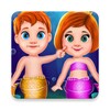 Twin Mermaid Babysitter Care icon