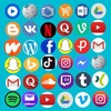 SocialBrowser:-- Shopping,Food,News, Recharge,etc. icon