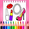 Fashion MakeUp Coloring Pages icon