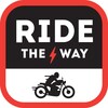 Ride the Way; motorbike routes icon