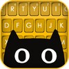 Black Cat Live Keyboard Backgr icon