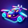 Merge Planes Neon Game Idle icon