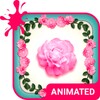 Pink Roses Animated Keyboard + Live Wallpaper icon