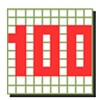 100 squares calc icon