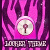 Pink Zebra Theme GO Locker icon