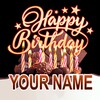 Happy Birthday GIFs with Name Maker icon