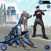 Police Dog Robot Car Transform icon