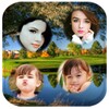 Nature photo collage frames icon