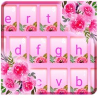 Pink Girly Floral Keyboard The for Android - Download the APK from Uptodown