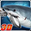 Angry Megalodon Shark 3D icon