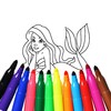 Icono de 7. Coloring Mermaids