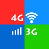 WiFi, 5G, 4G, 3G Speed Test icon