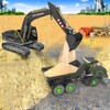 Sand Excavator Truck driving Rescue simulator 3D icon