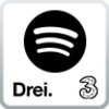 3 & Spotify icon