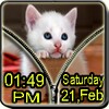 Kitty Zipper Screen Lock icon