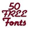 Icono de Free Fonts 50 Pack 2