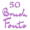 Brush Fonts 50 icon