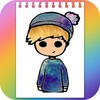 Coloring Book Cute Boys icon