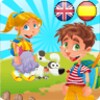 Funny Pets English and Spanish for Kids icon