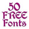 Free Fonts 50 Pack 3 icon