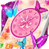 Butterfly Analog Clock Wallpaper icon