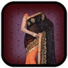 women saree suit photo montage icon